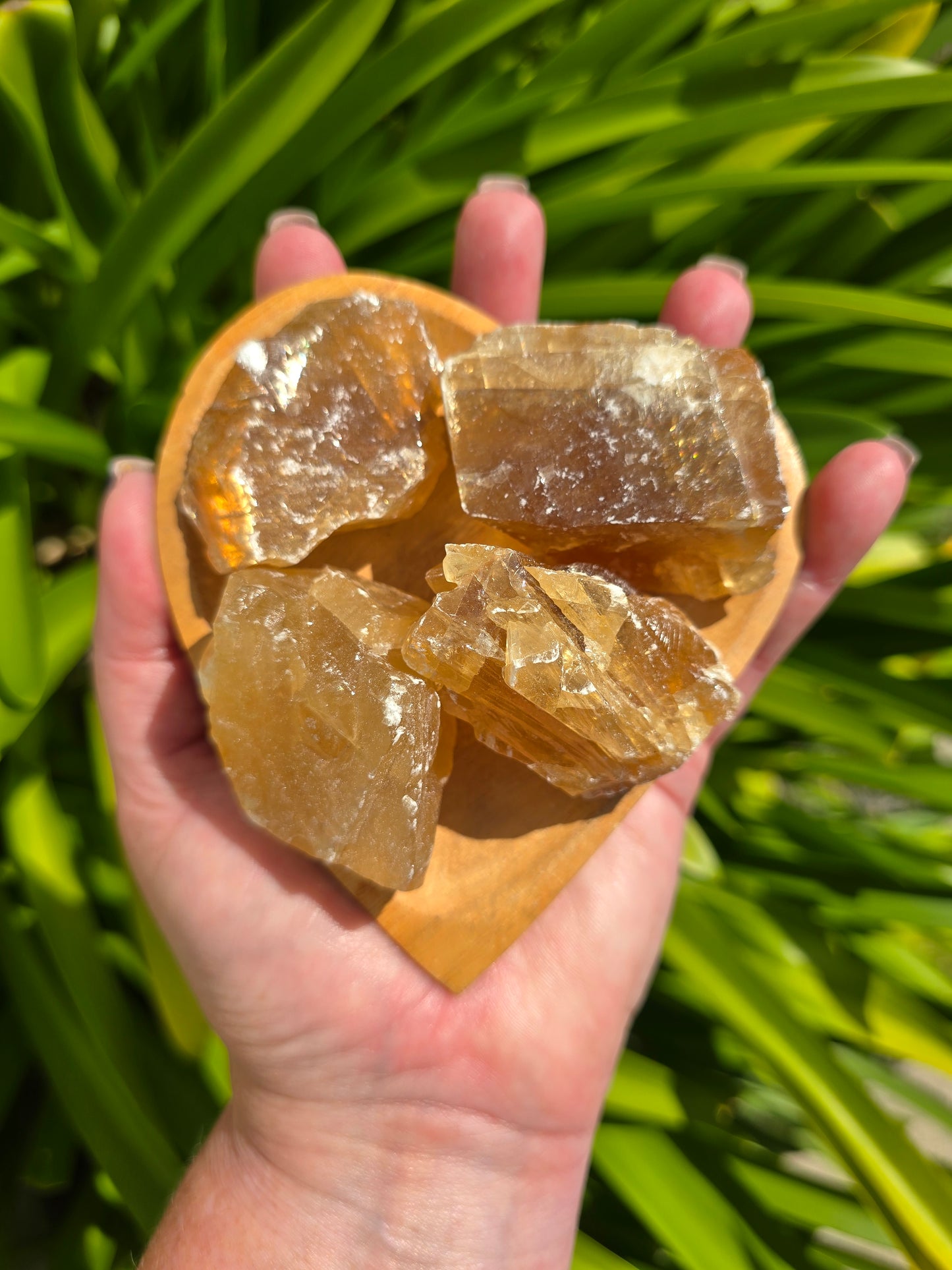 Honey Calcite Rough Medium Piece