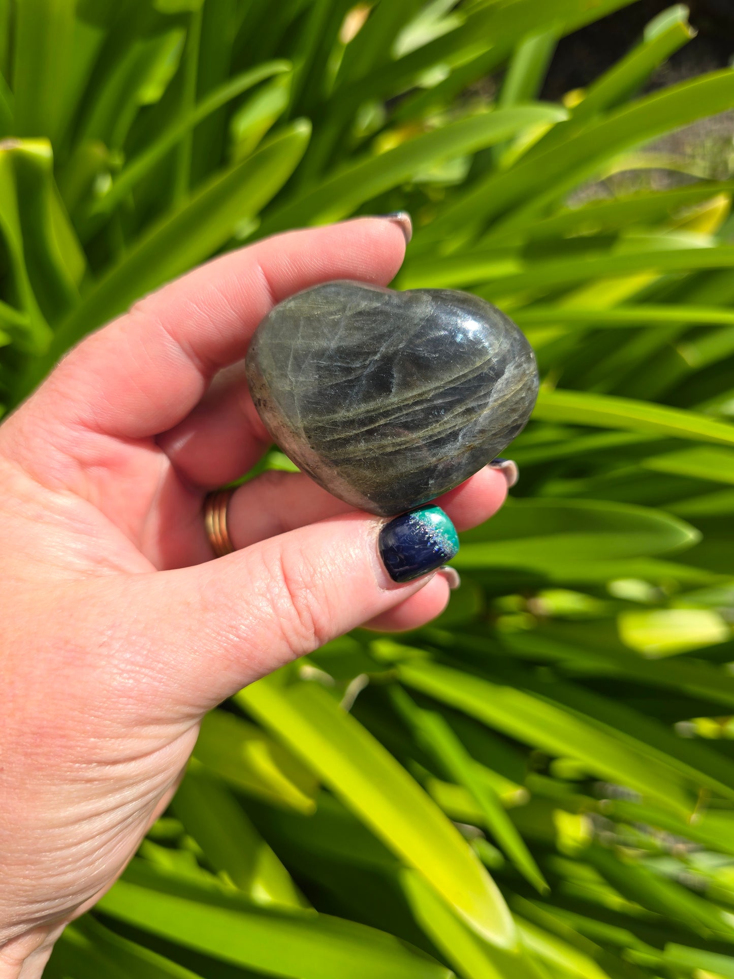 Labradorite Heart B