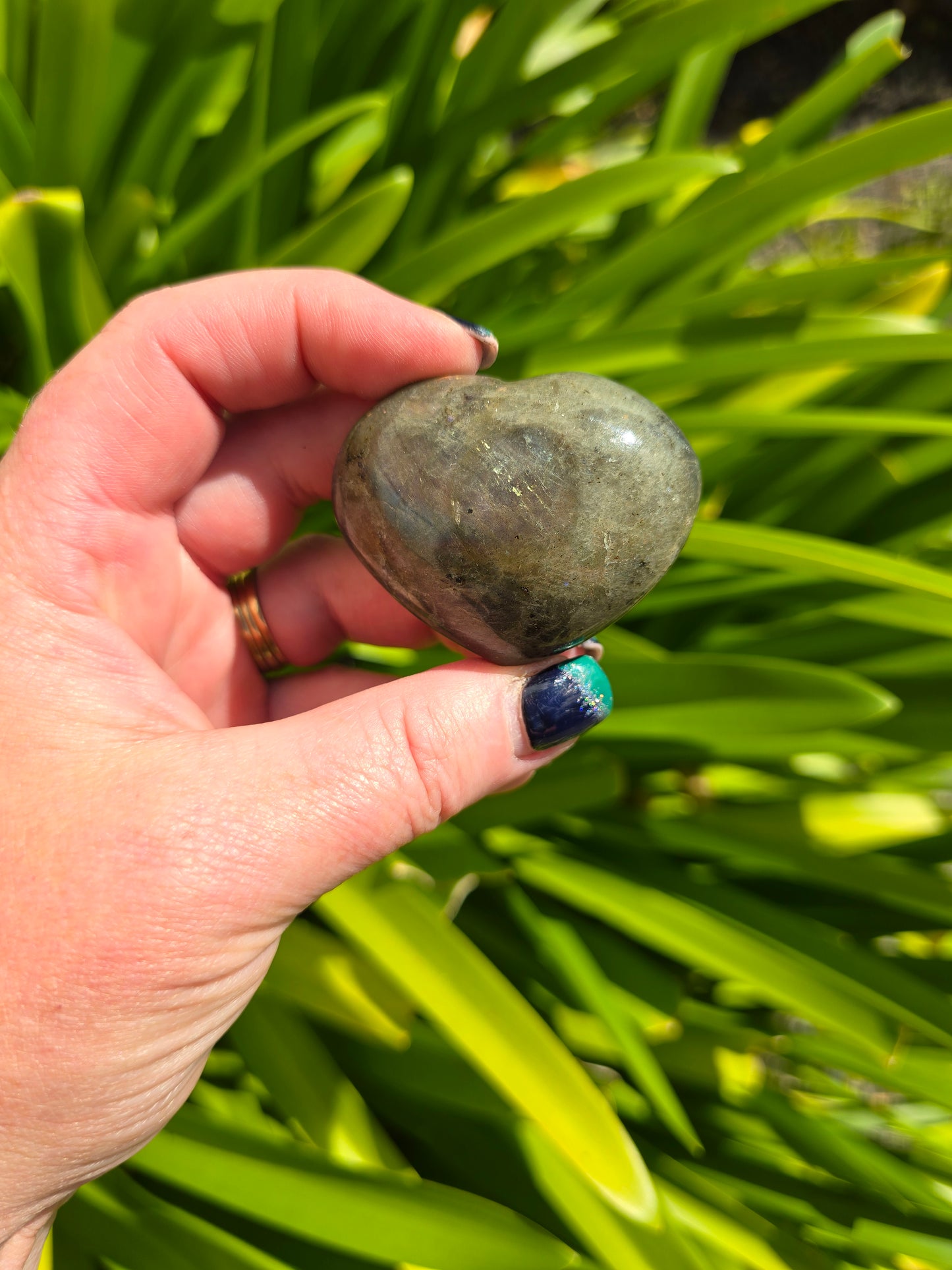 Labradorite Heart B