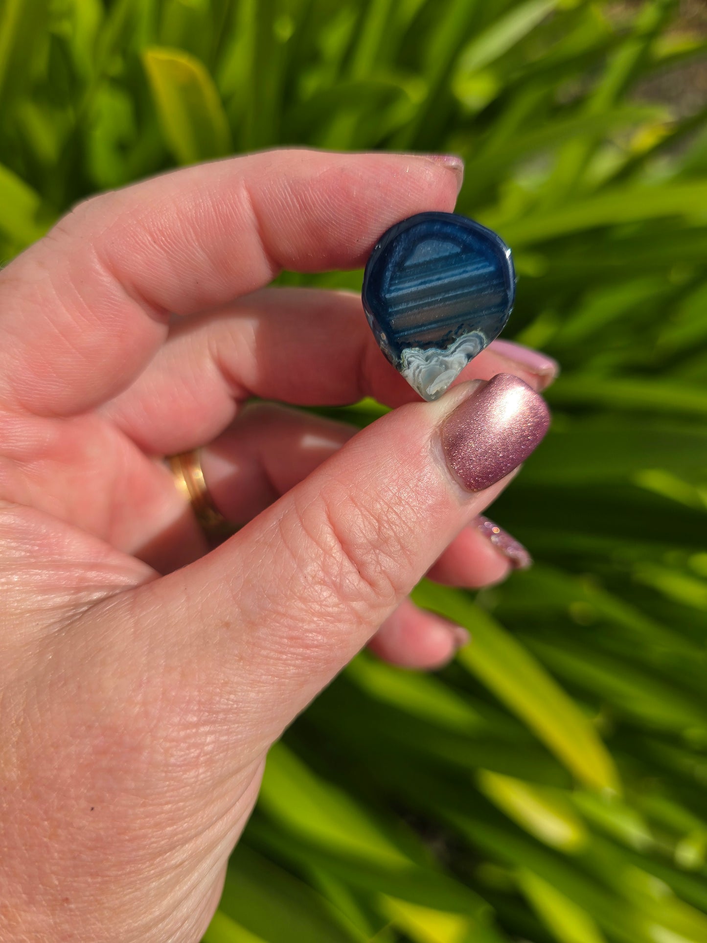 Coloured Agate Tumbled Stone Small