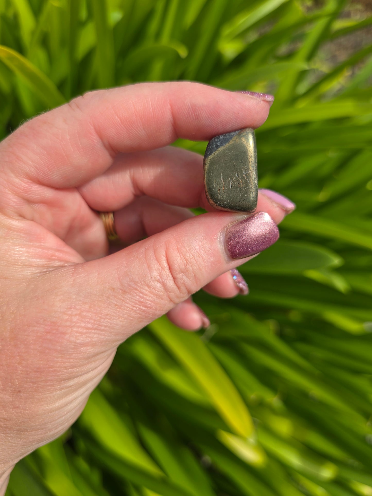 Pyrite Polished Tumbled Stone