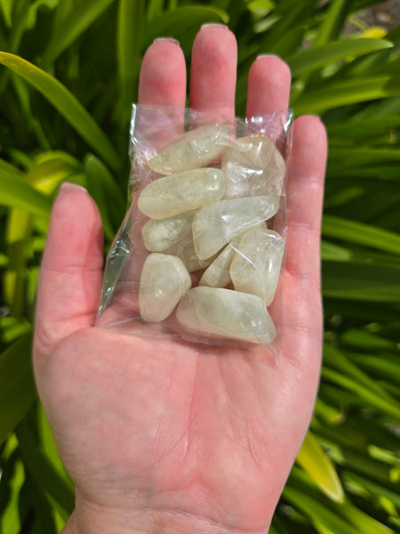 Sulphur Quartz Tumbled Stones 10 Pack $20 Valued at $30