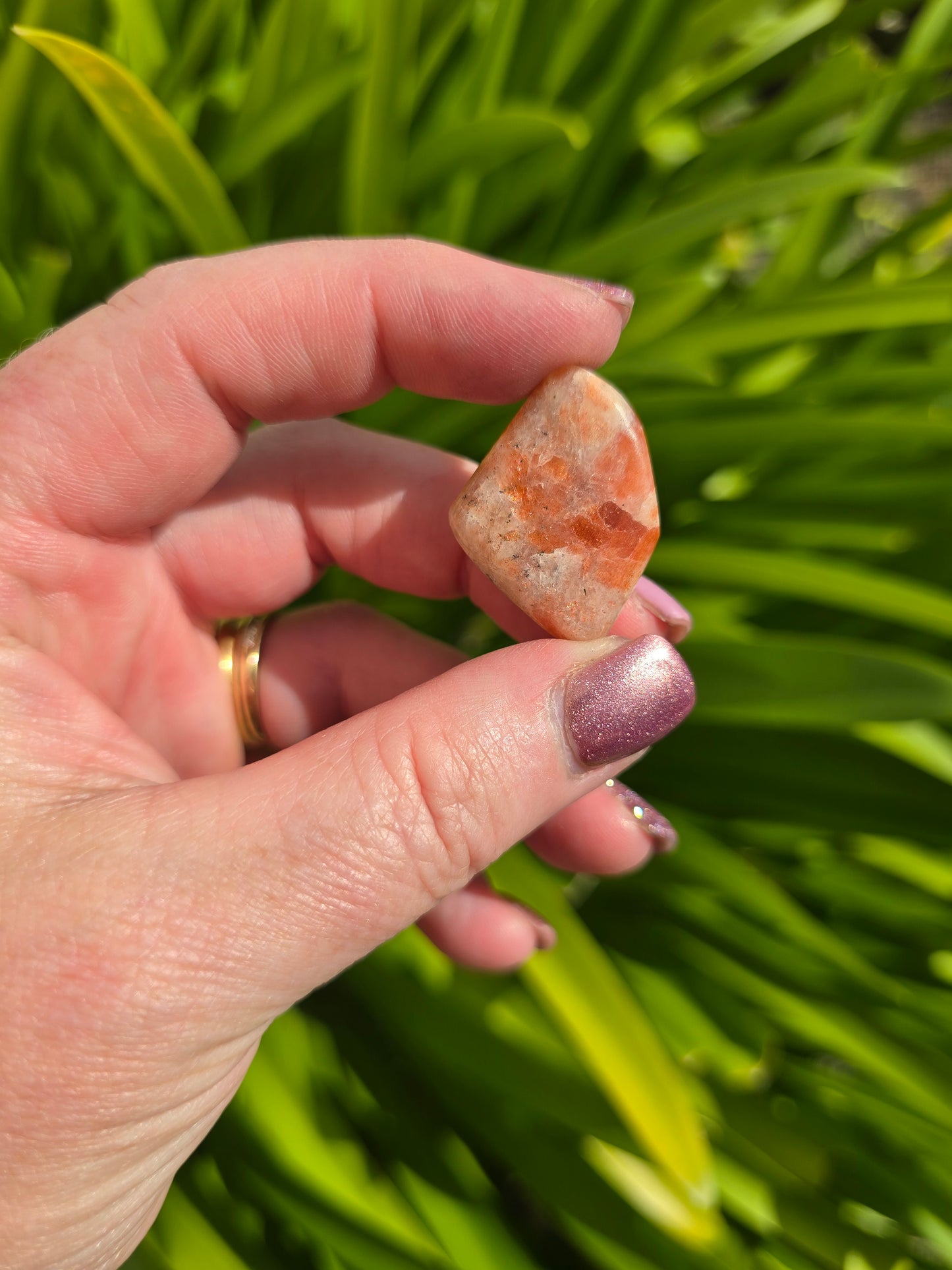 Sunstone Tumbled Stones 10 Pack valued at $60