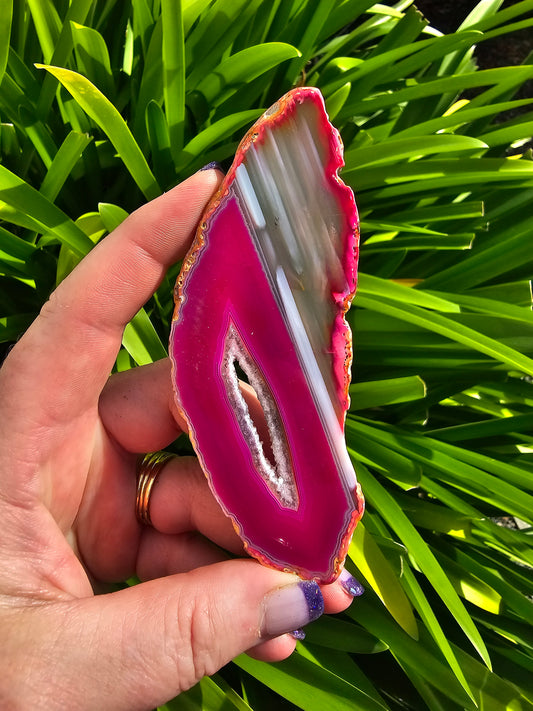 Agate Slice | Pink L