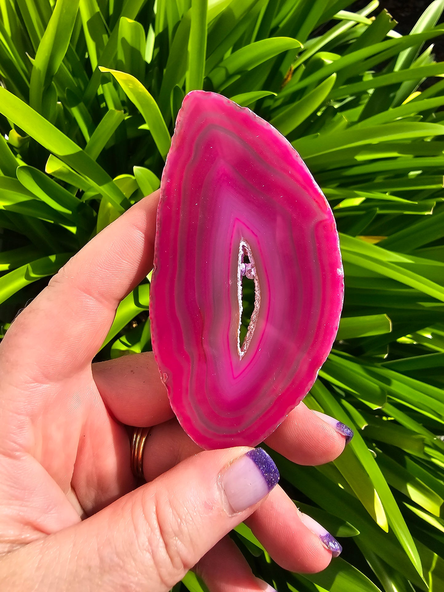 Agate Slice | Pink i