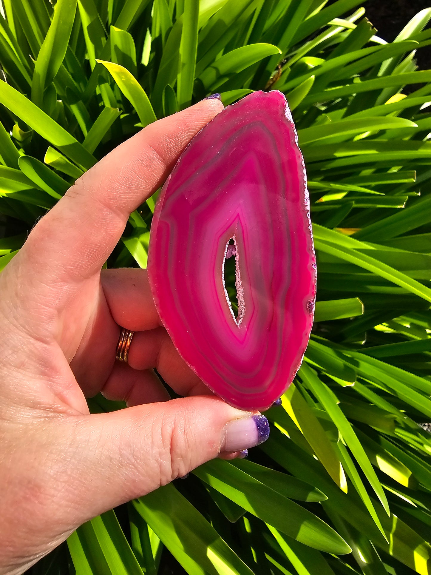 Agate Slice | Pink i