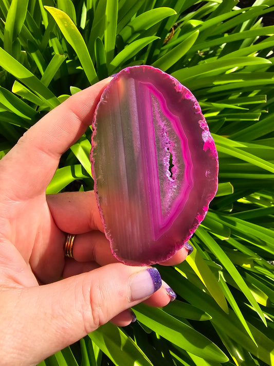 Agate Slice | Pink H