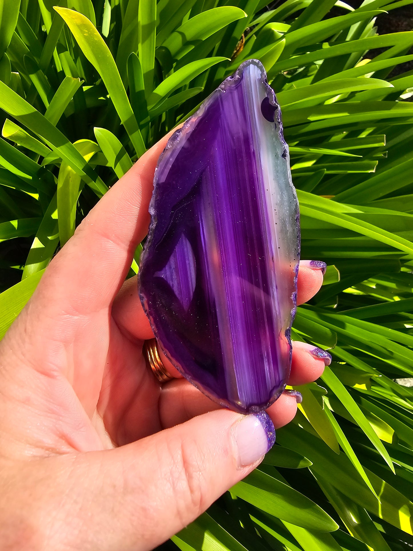 Agate Slice | Purple D