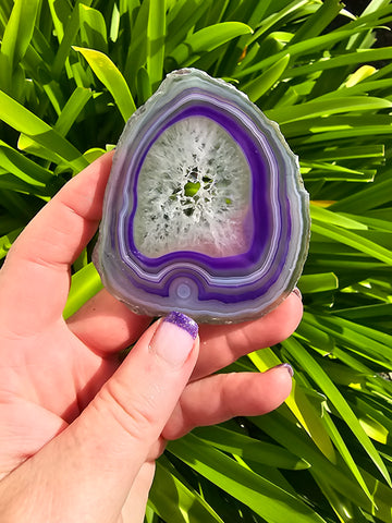 Agate Slice | Purple B