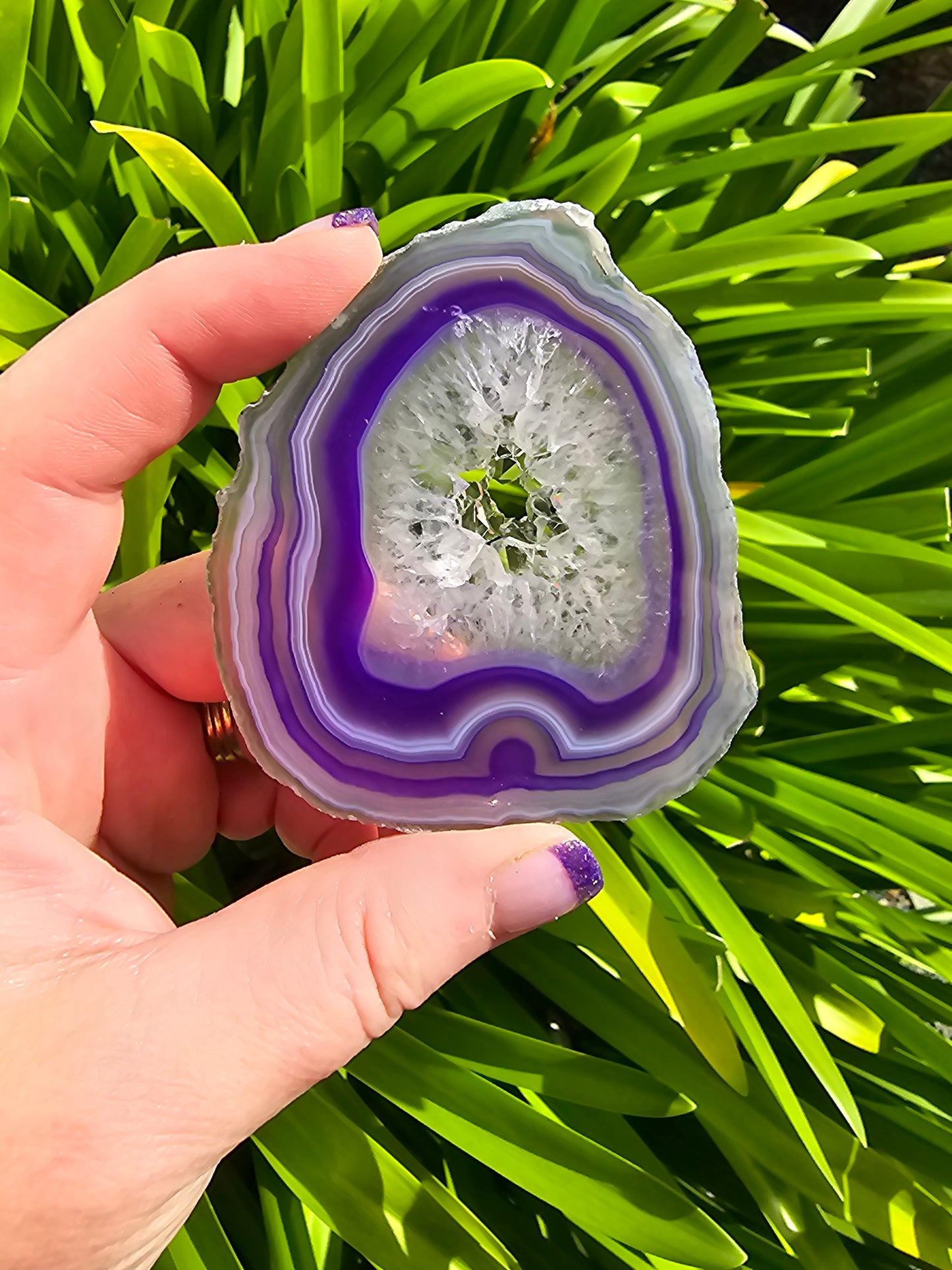 Agate Slice | Purple B