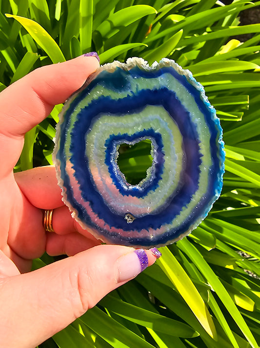 Agate Slice | Blue A