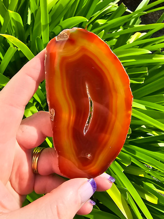 Agate Slice | Orange F