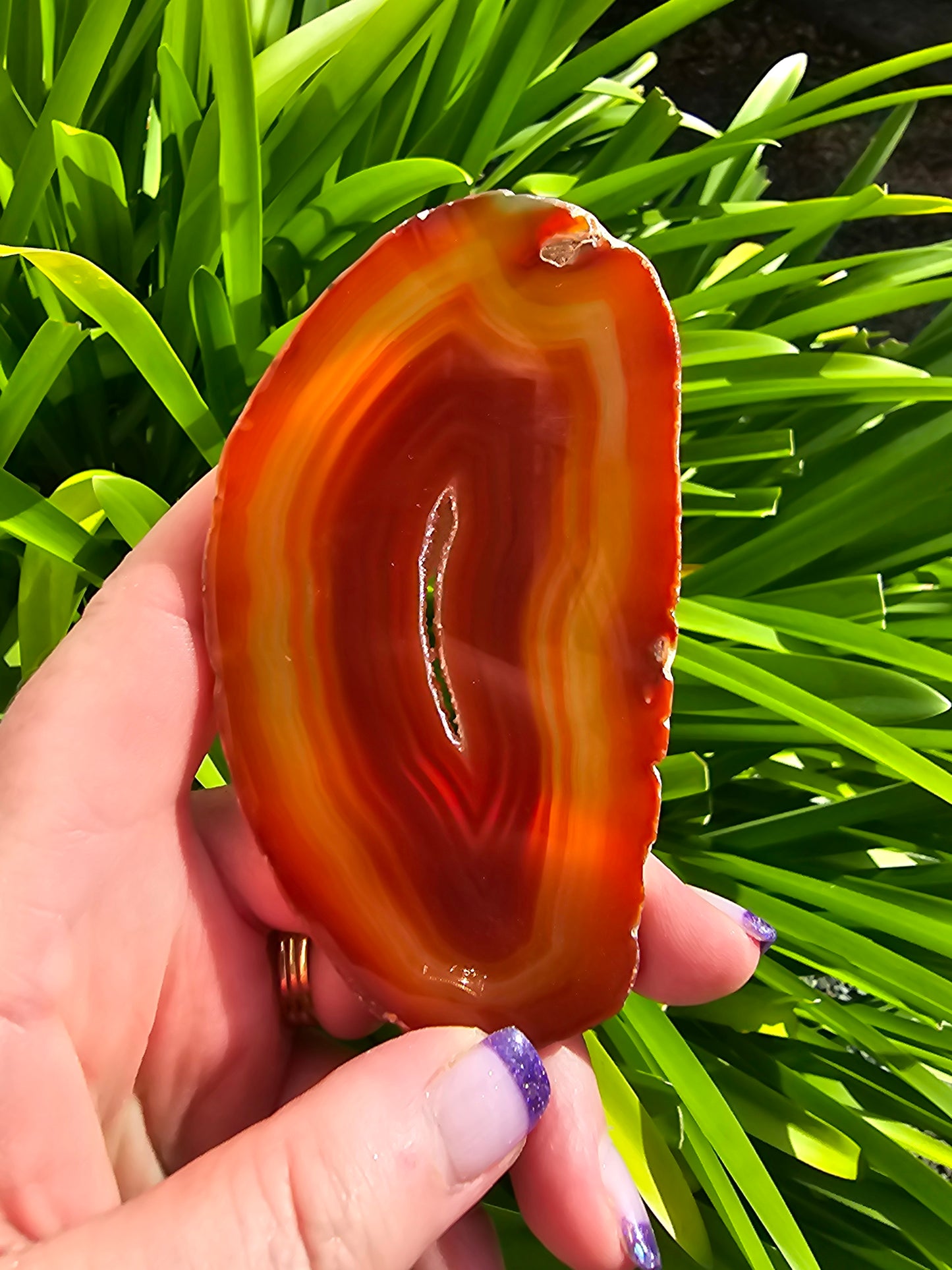 Agate Slice | Orange F