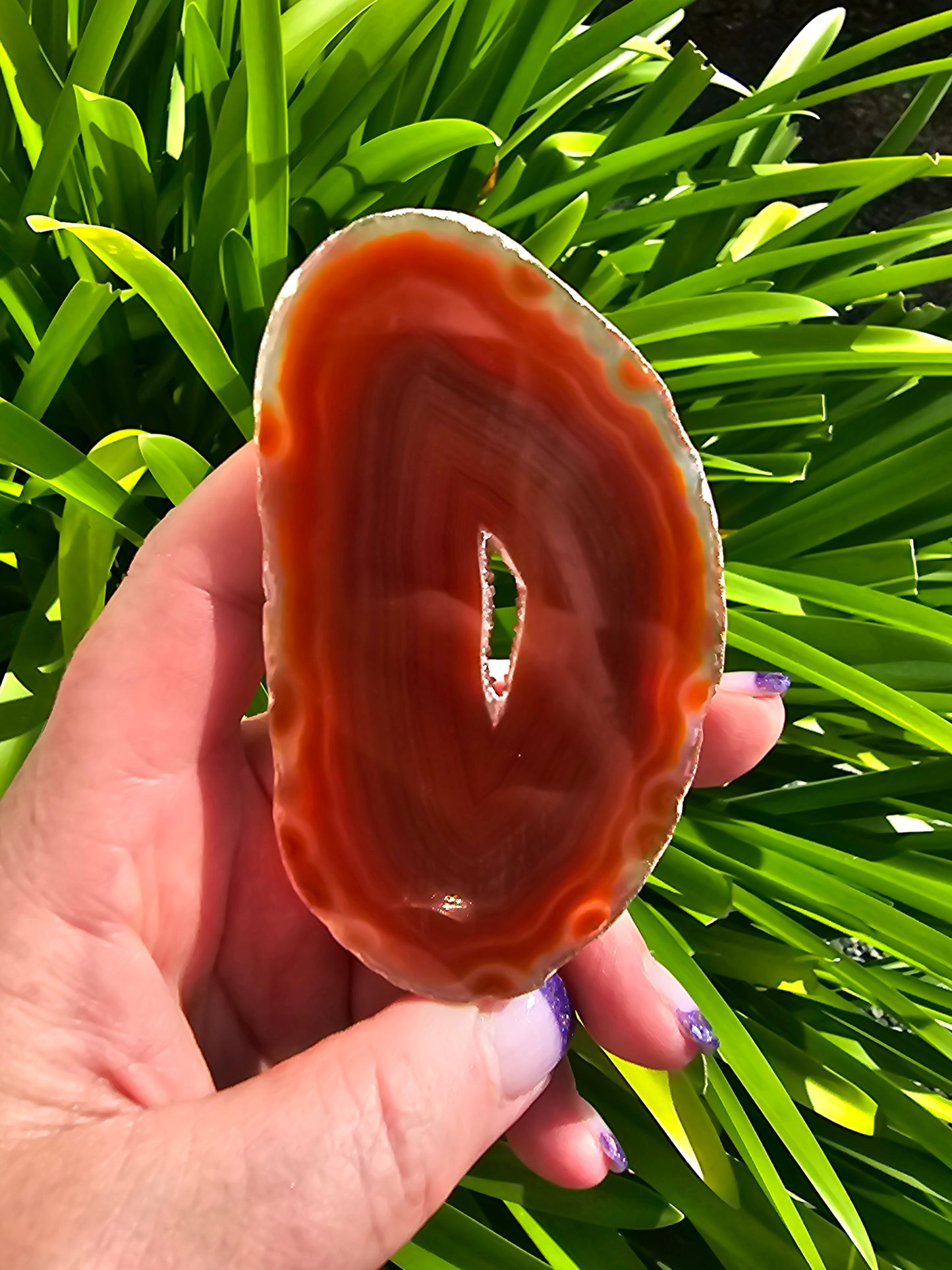 Agate Slice | Orange D