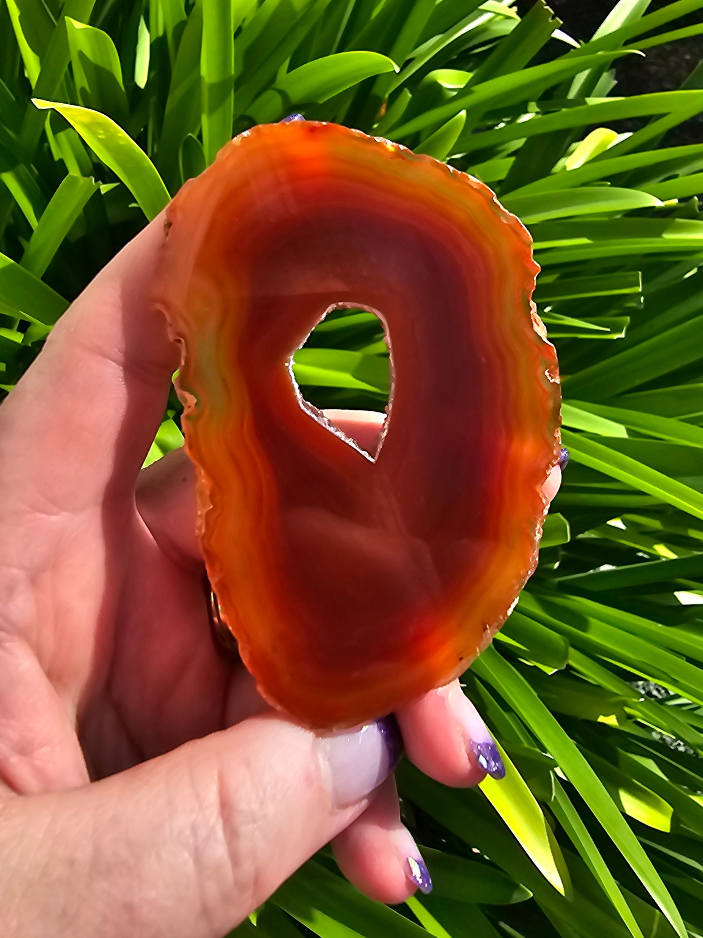 Agate Slice | Orange B