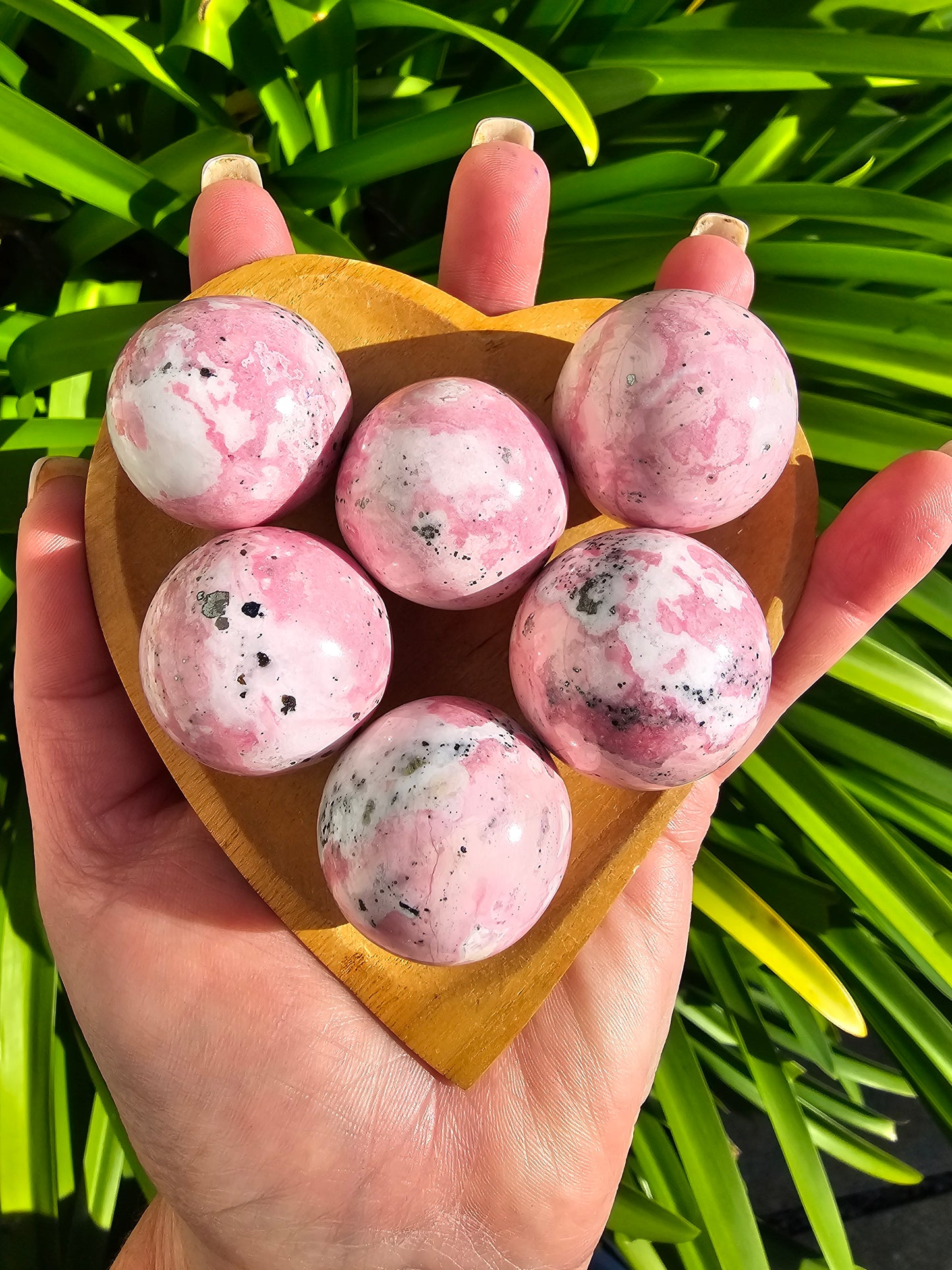 Peruvian Rhodonite Small Sphere