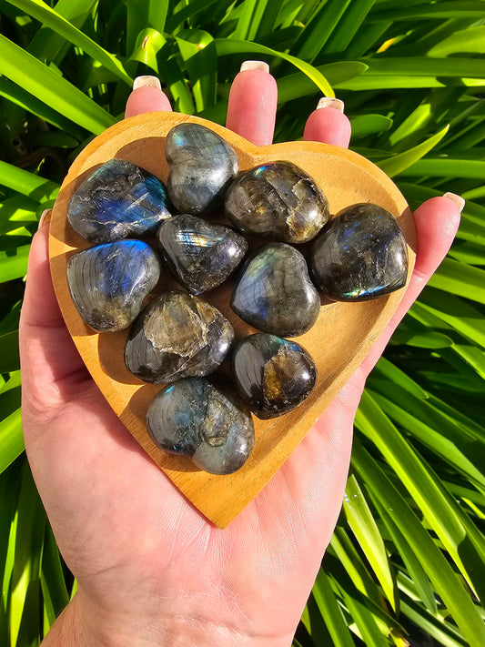 Labradorite Small Heart