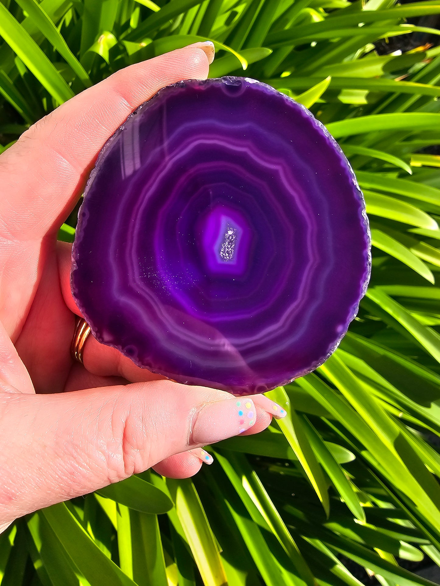 Agate Slice | Purple E