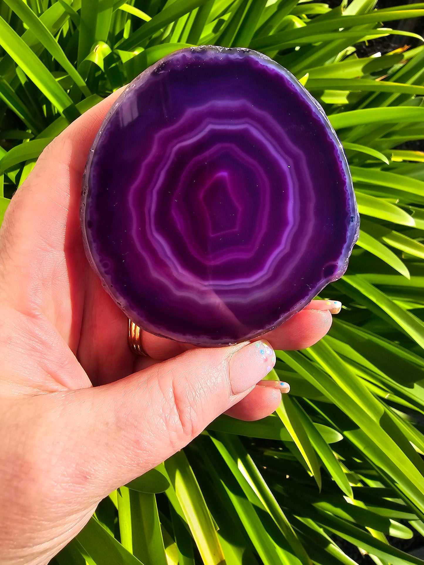 Agate Slice | Purple E