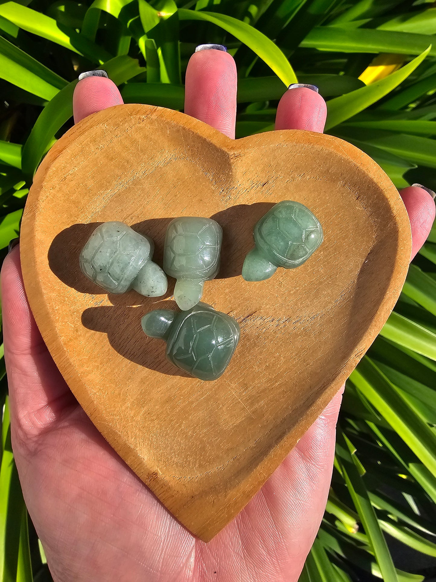 Green Aventurine Mini Land Turtle