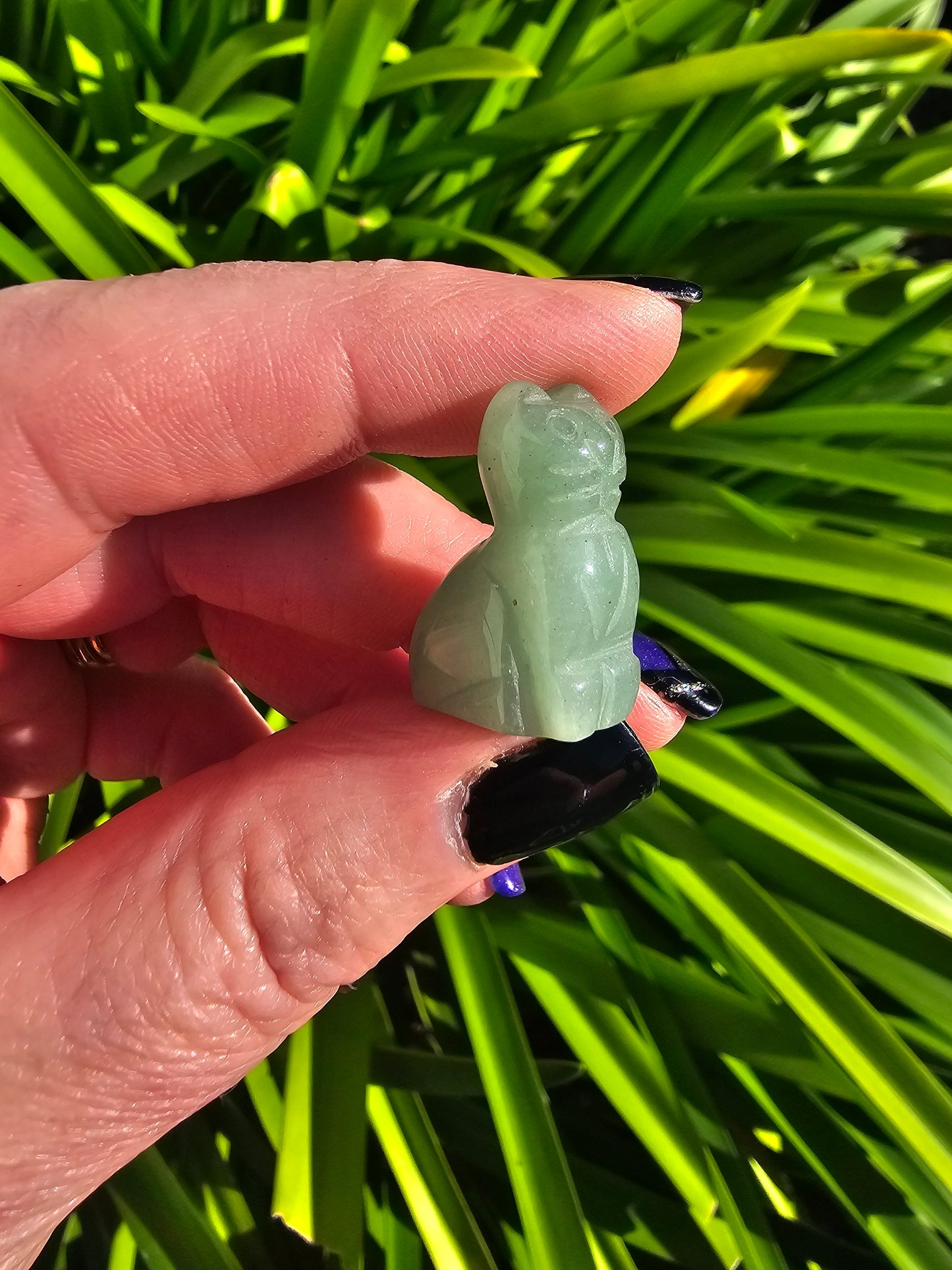 Green Aventurine Mini Cat