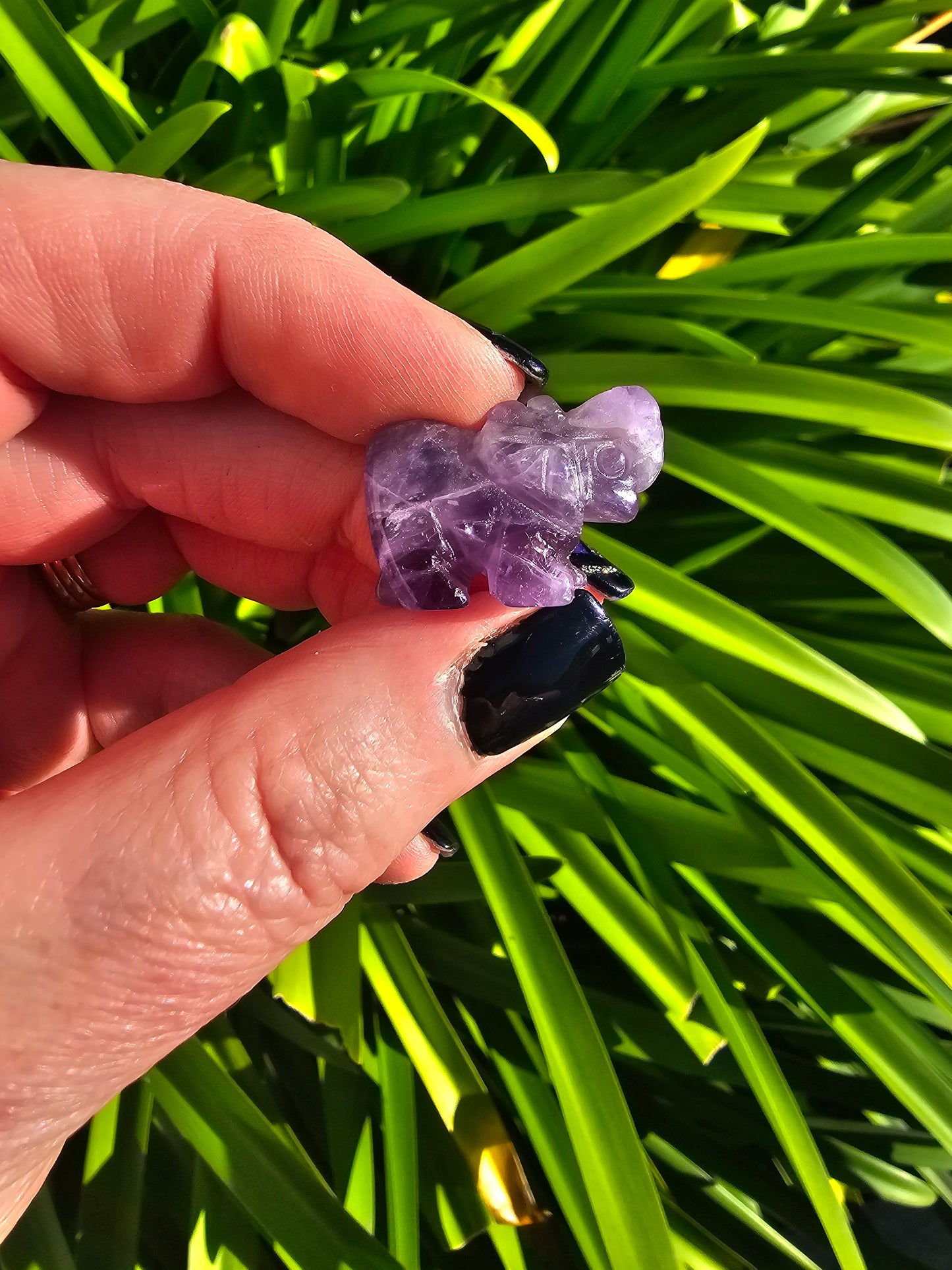 Amethyst Mini Elephant