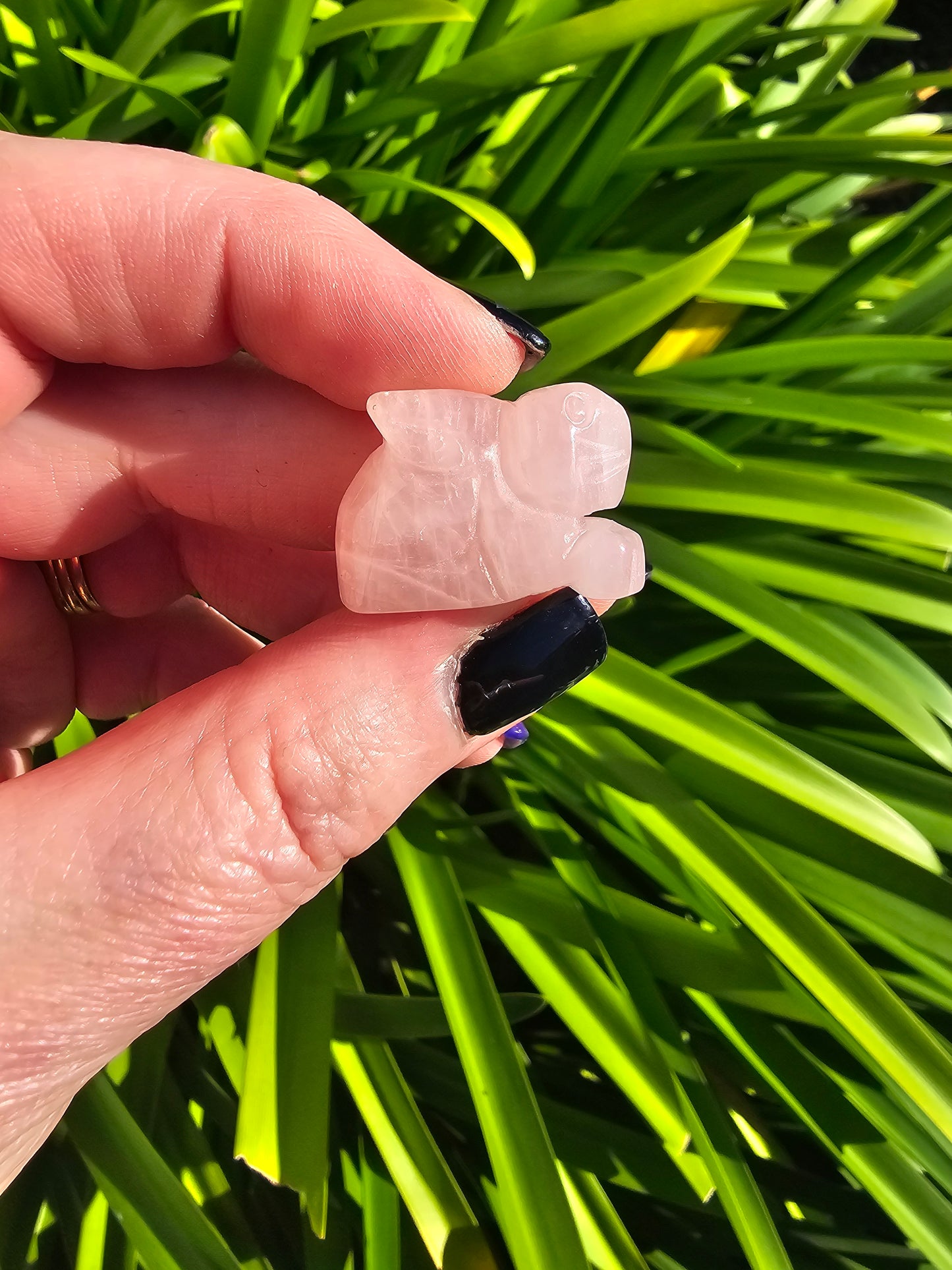 Rose Quartz Mini Rabbit