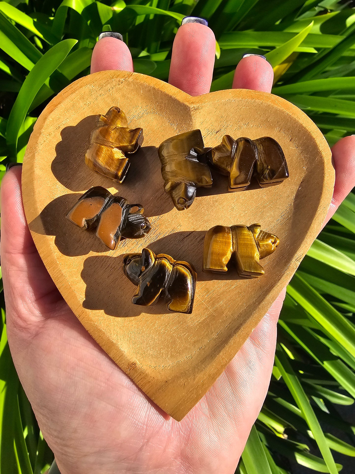 Tigers Eye Mini Bear