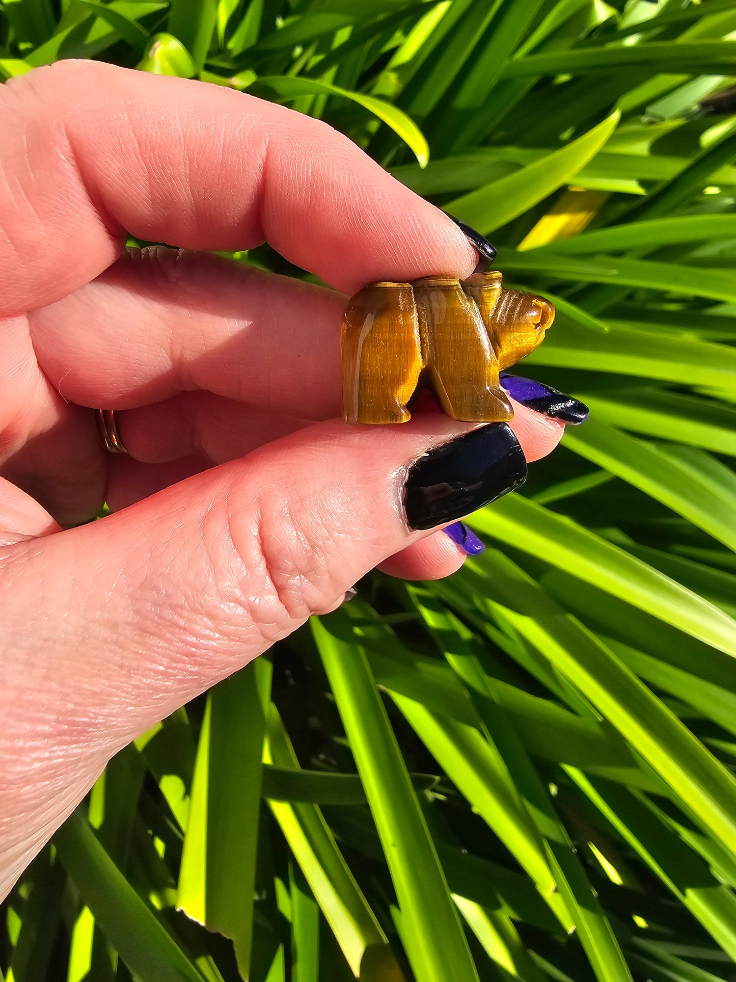 Tigers Eye Mini Bear