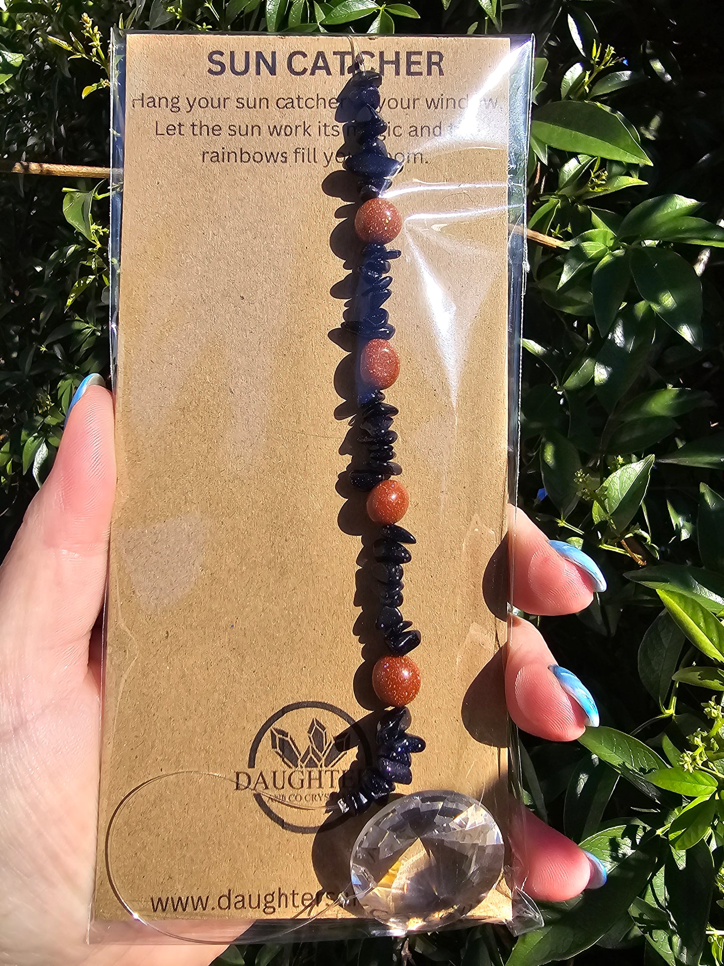 Blue Goldstone & Goldstone | Sun Sun Catcher