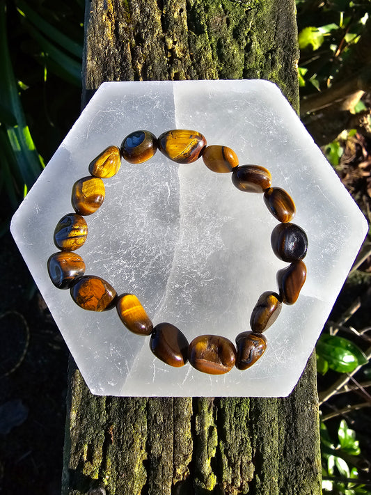 Tigers Eye | Nugget Bead Bracelet