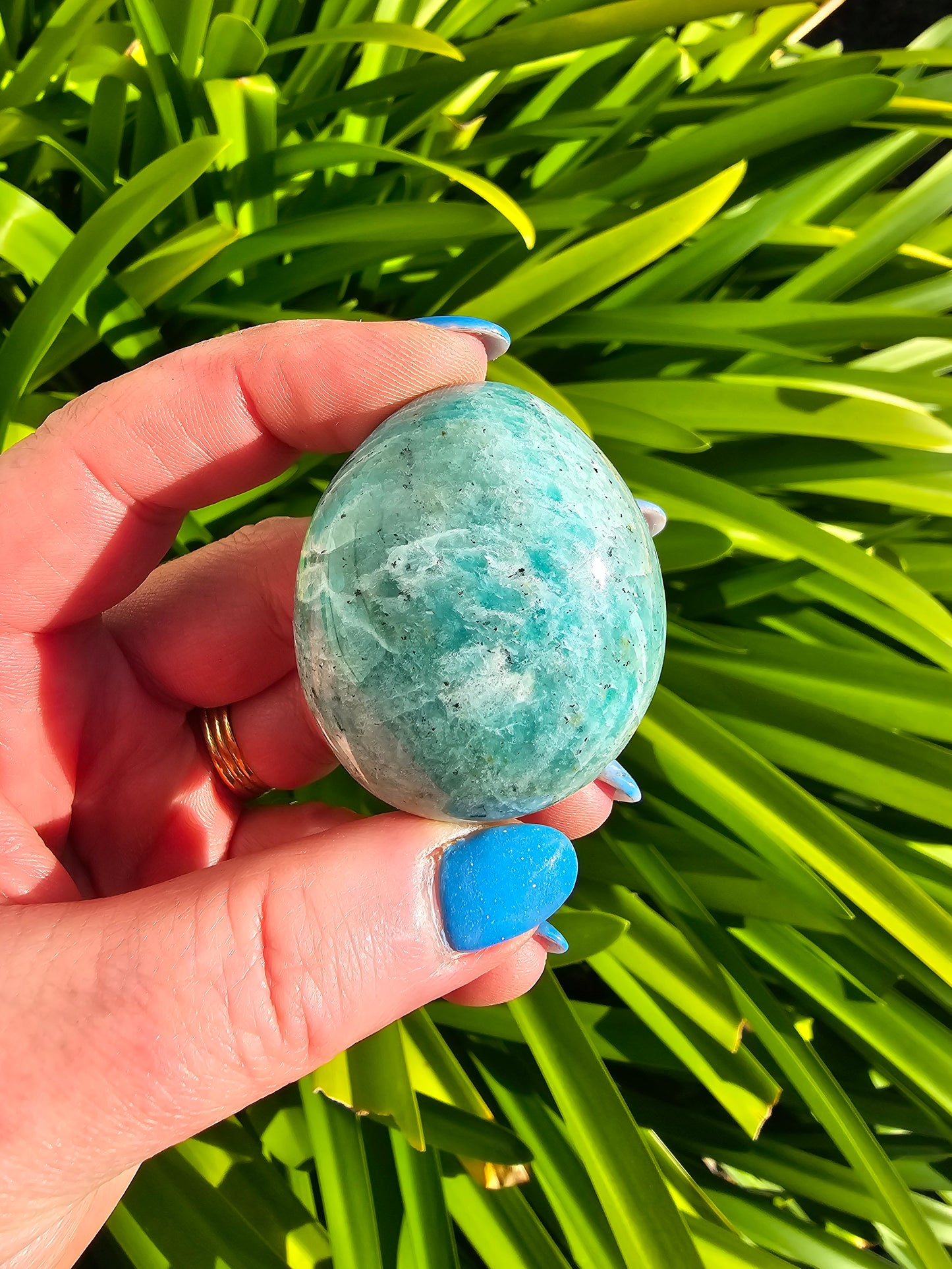 Amazonite Palm Stone C