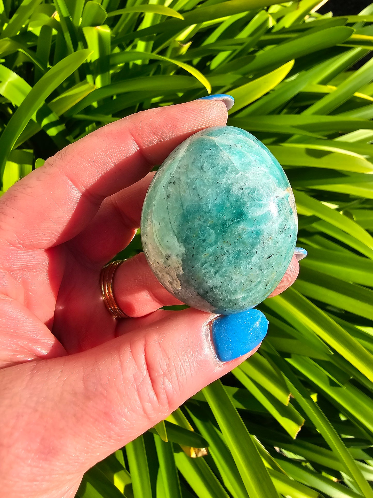 Amazonite Palm Stone C