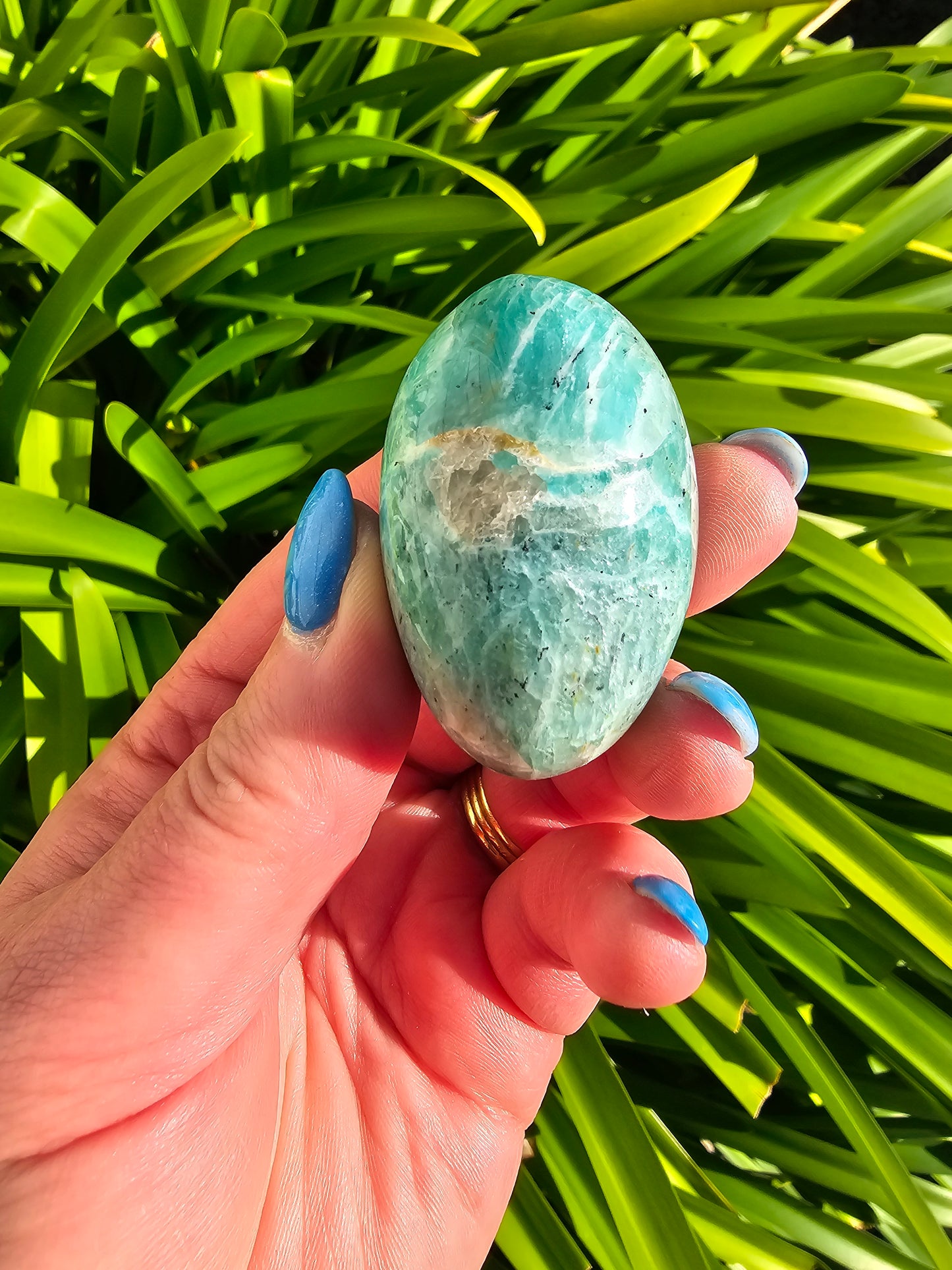 Amazonite Palm Stone C