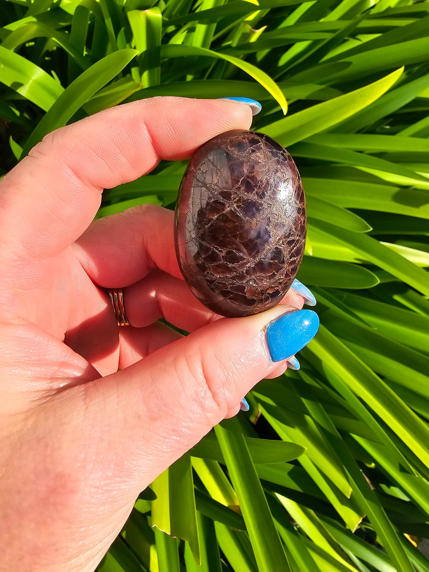 Garnet Medium Palm Stone