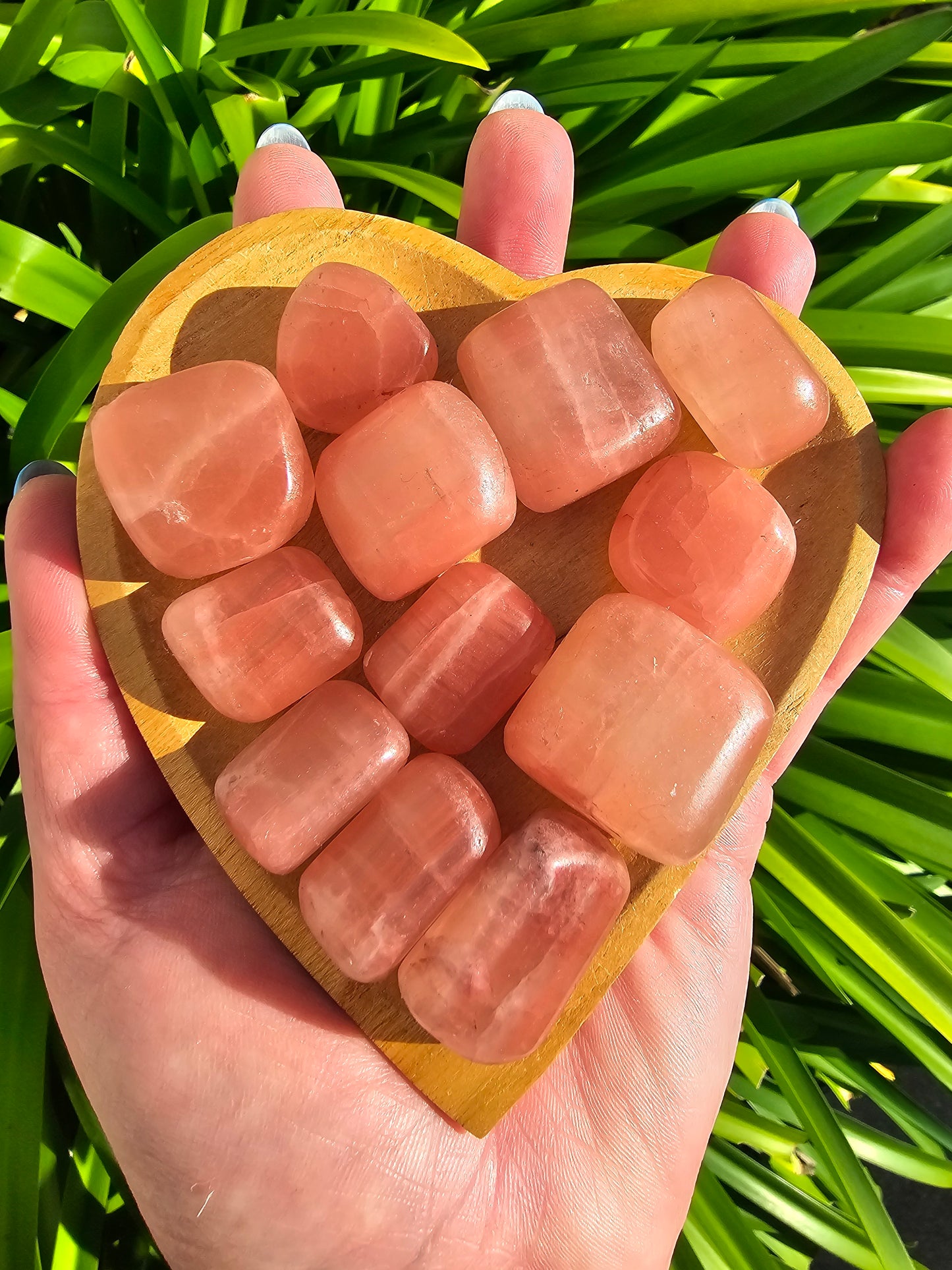 Rose Calcite Tumbled Stone