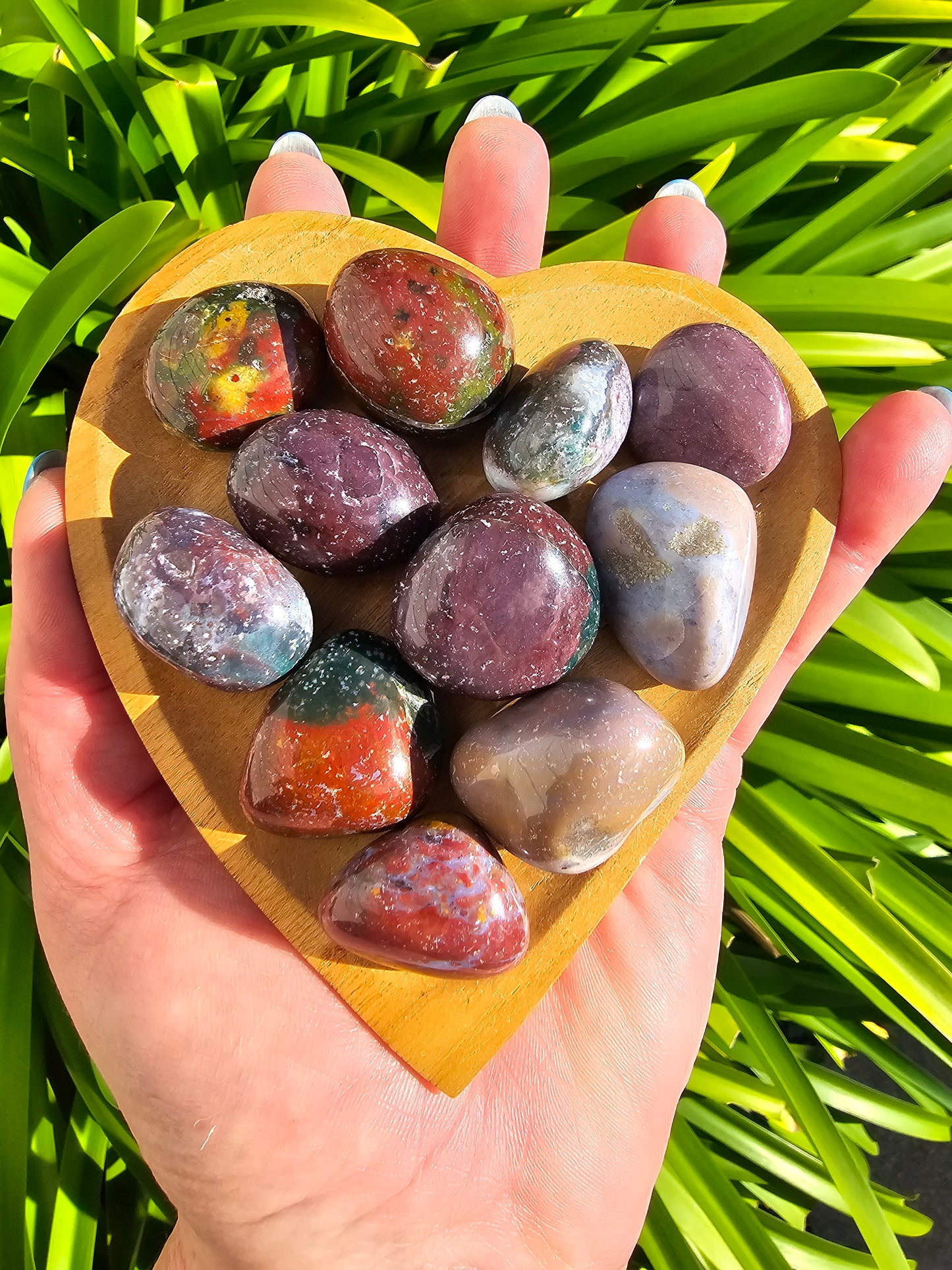 Ocean Jasper Tumbled Stone