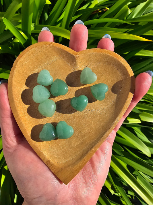 Green Aventurine Mini Heart