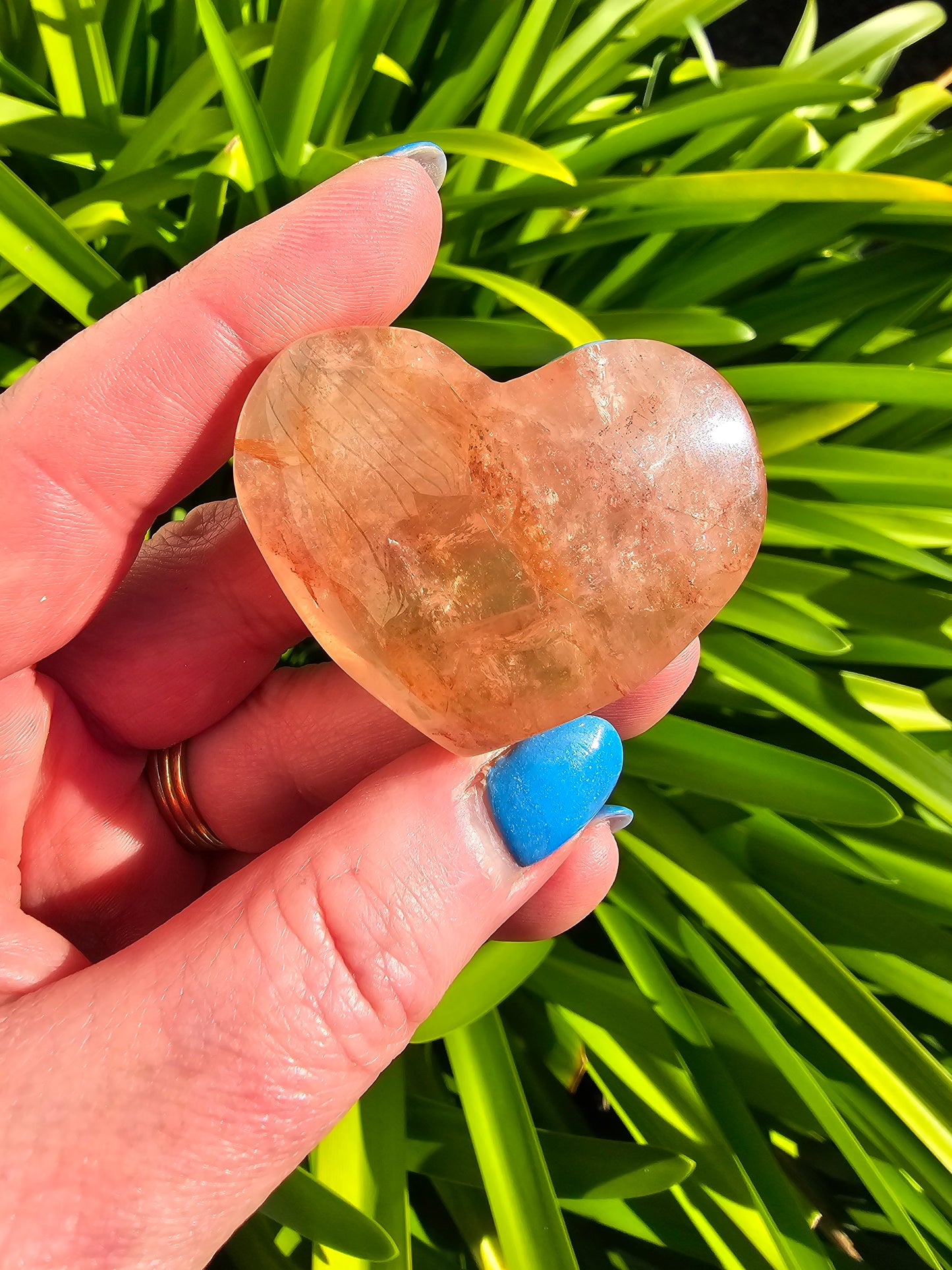 Fire Quartz Heart A