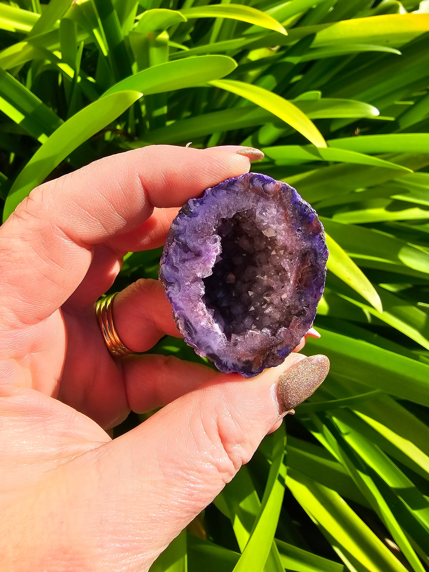 Agate Geode | Cave Purple XLarge