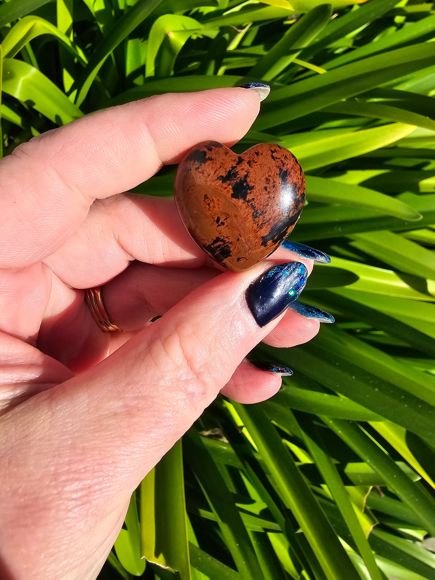 Mahogany Obsidian Small Heart