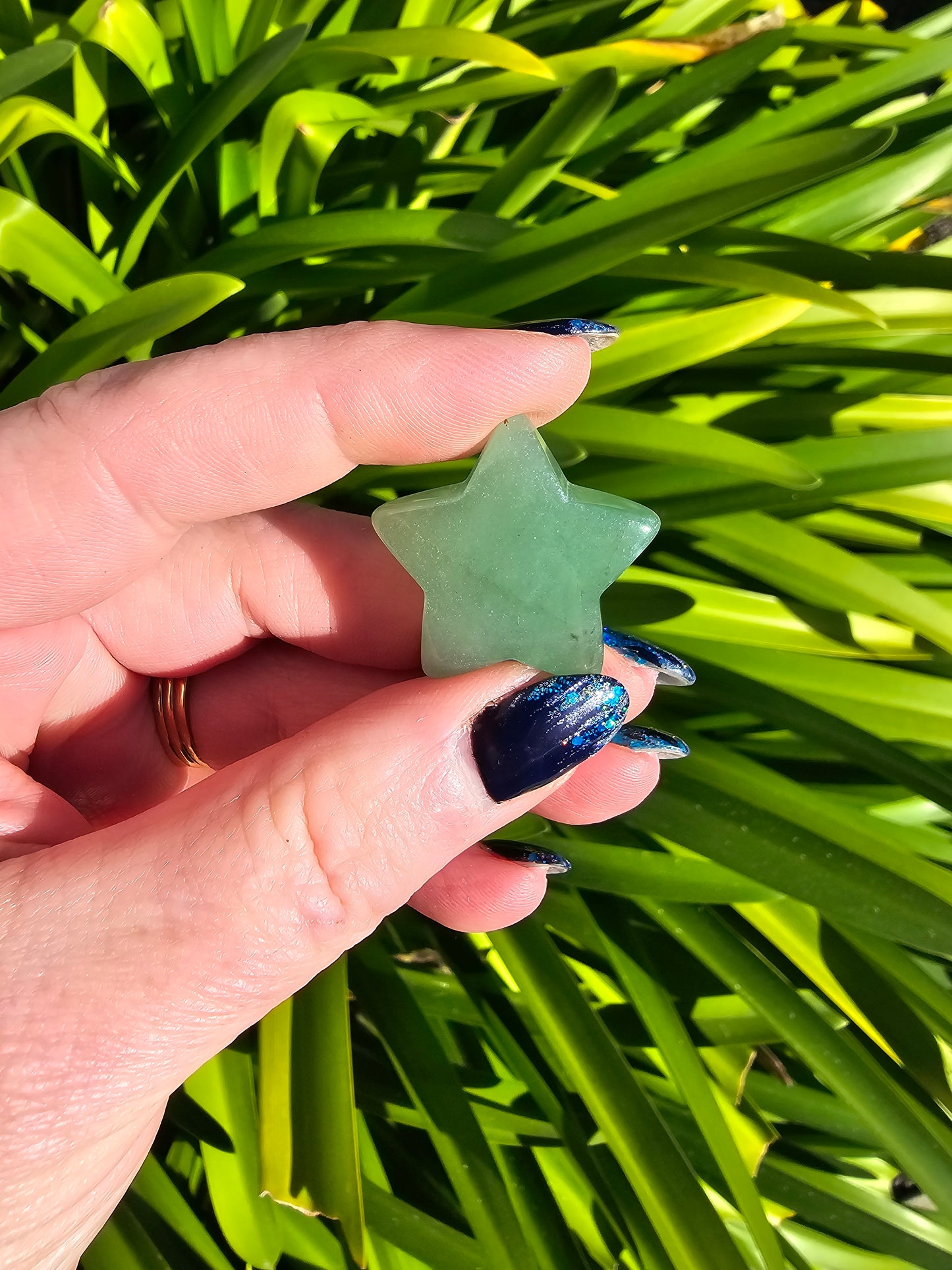 Green Aventurine Mini Star