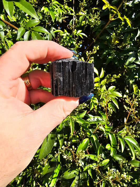 Black Tourmaline Rough F