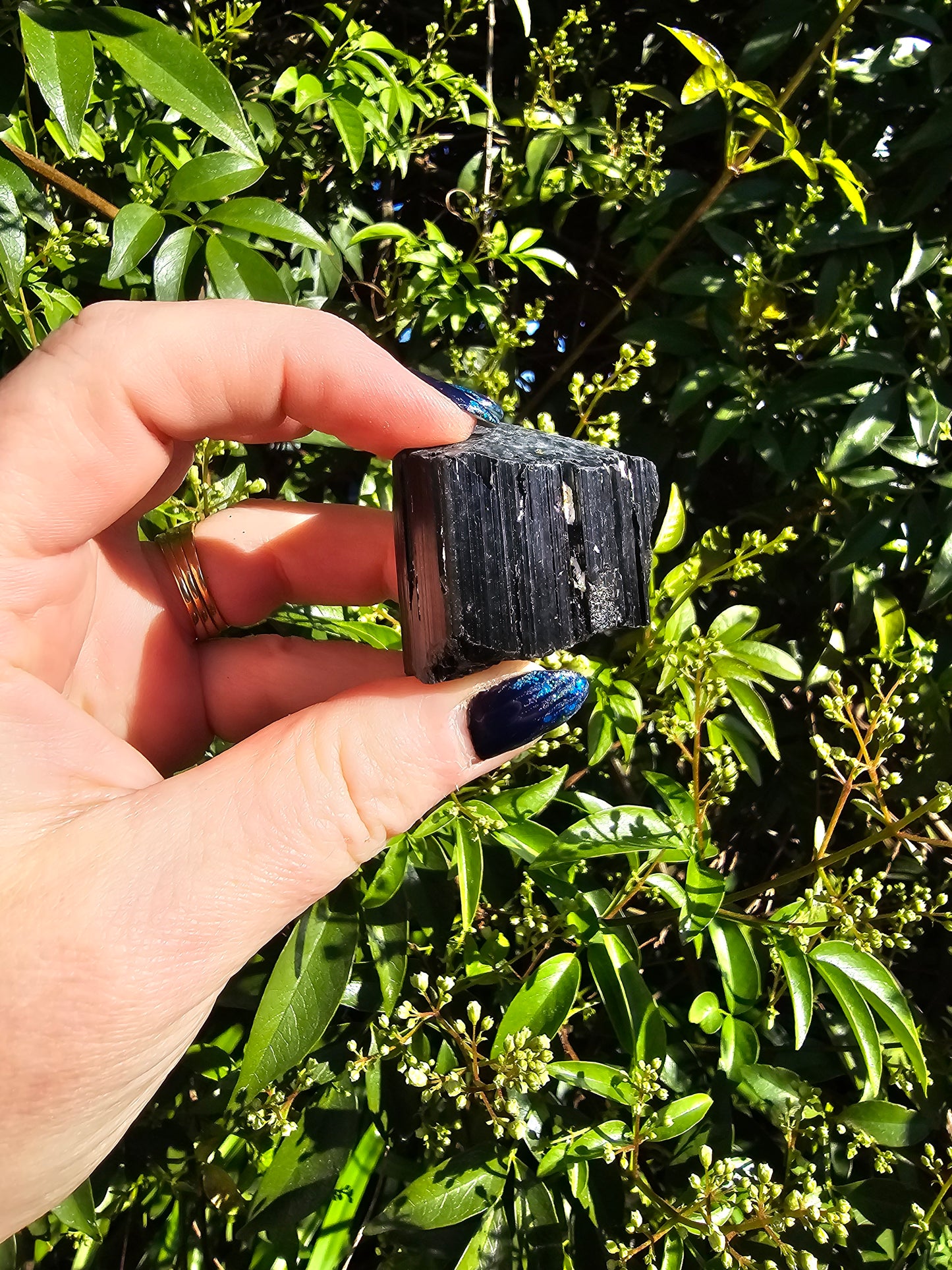 Black Tourmaline Rough F