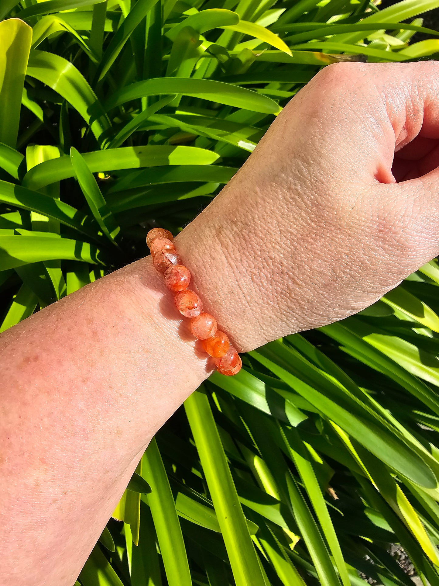 Fire Quartz | Nugget Bead Bracelet