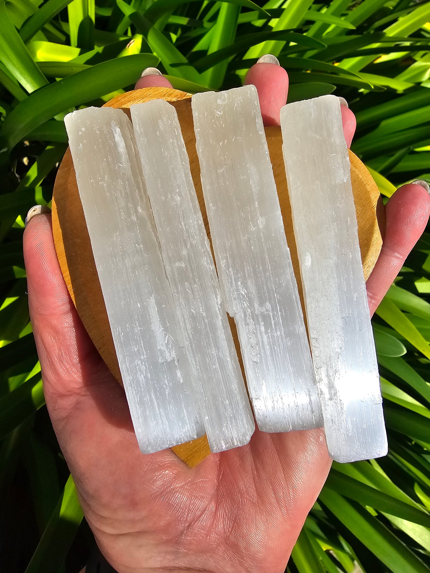 Selenite Rough Rod Large