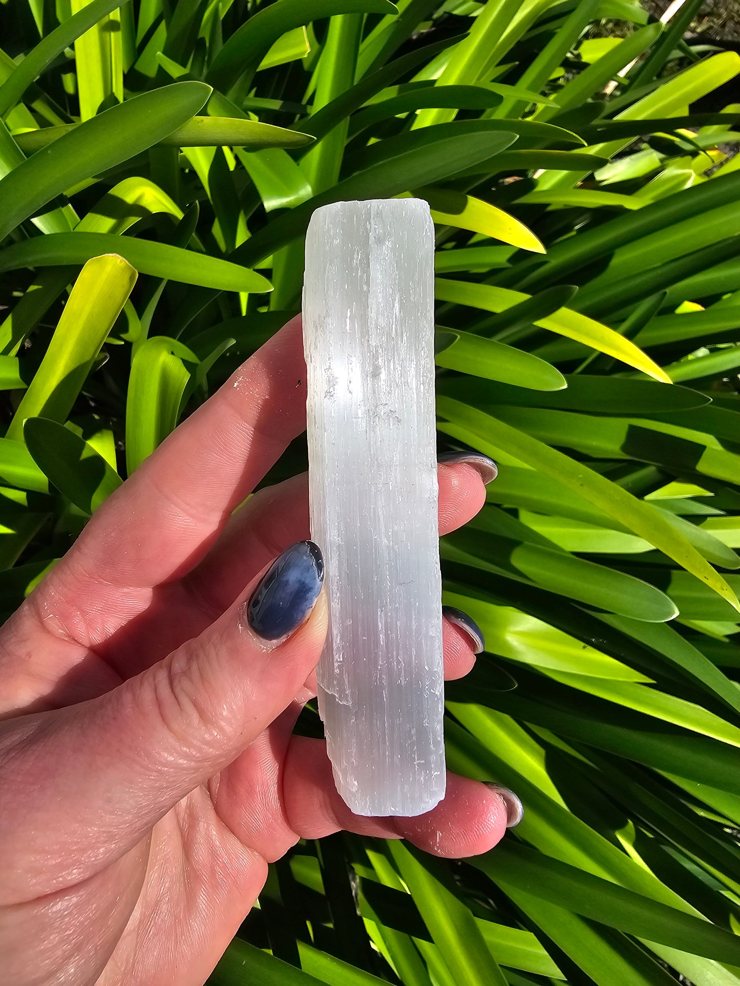 Selenite Rough Rod Large