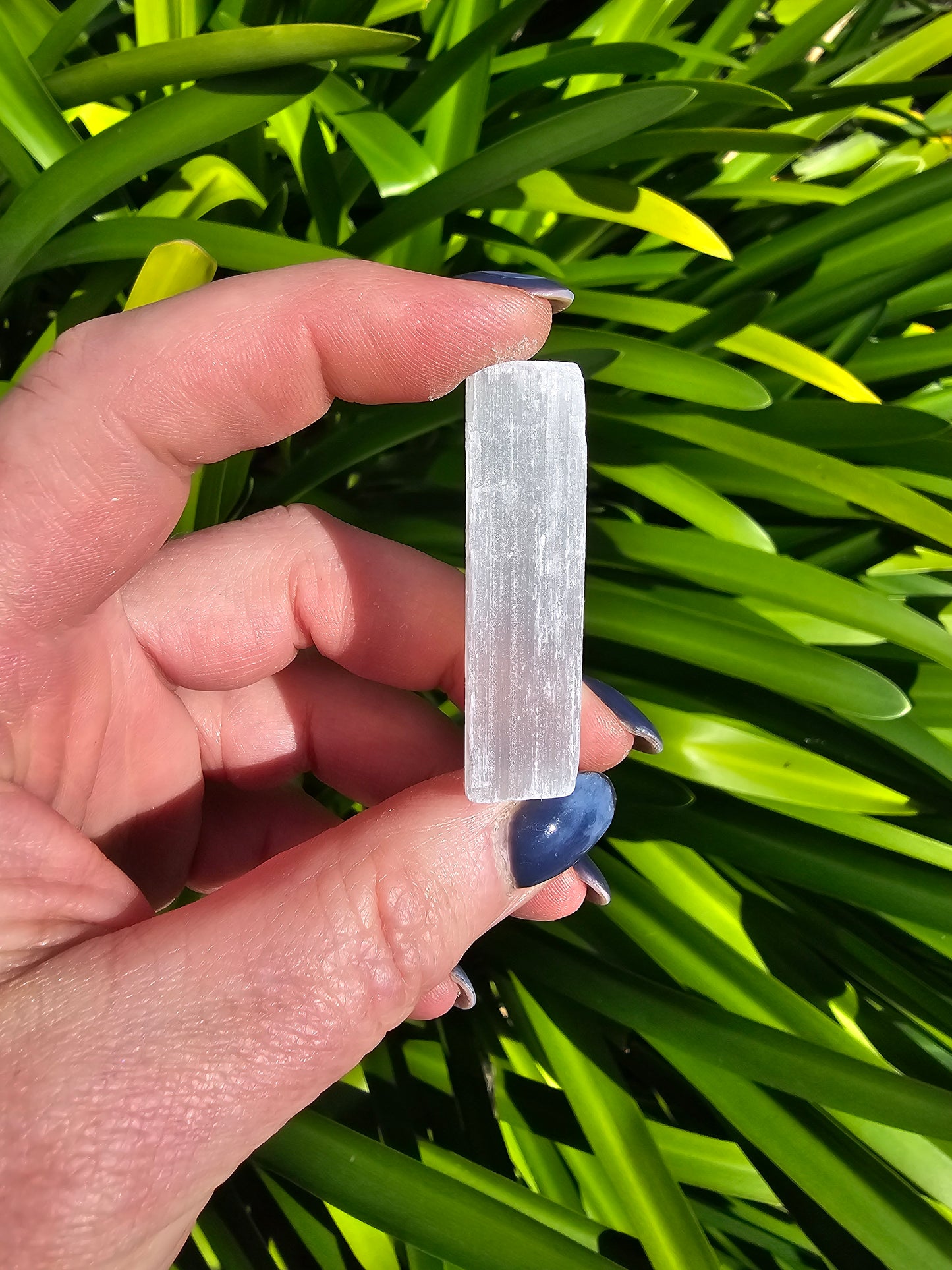 Selenite Rough Rod Small