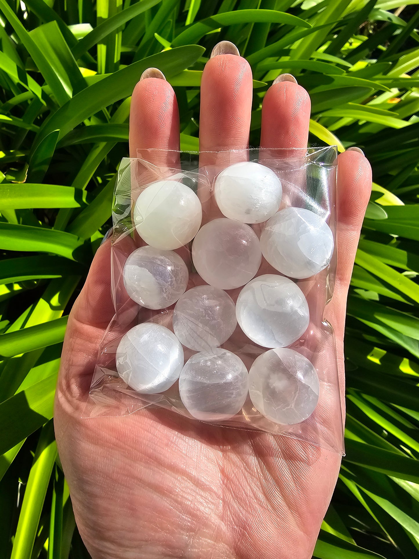 Selenite Tumbled Stones 10 Pack Valued at $40