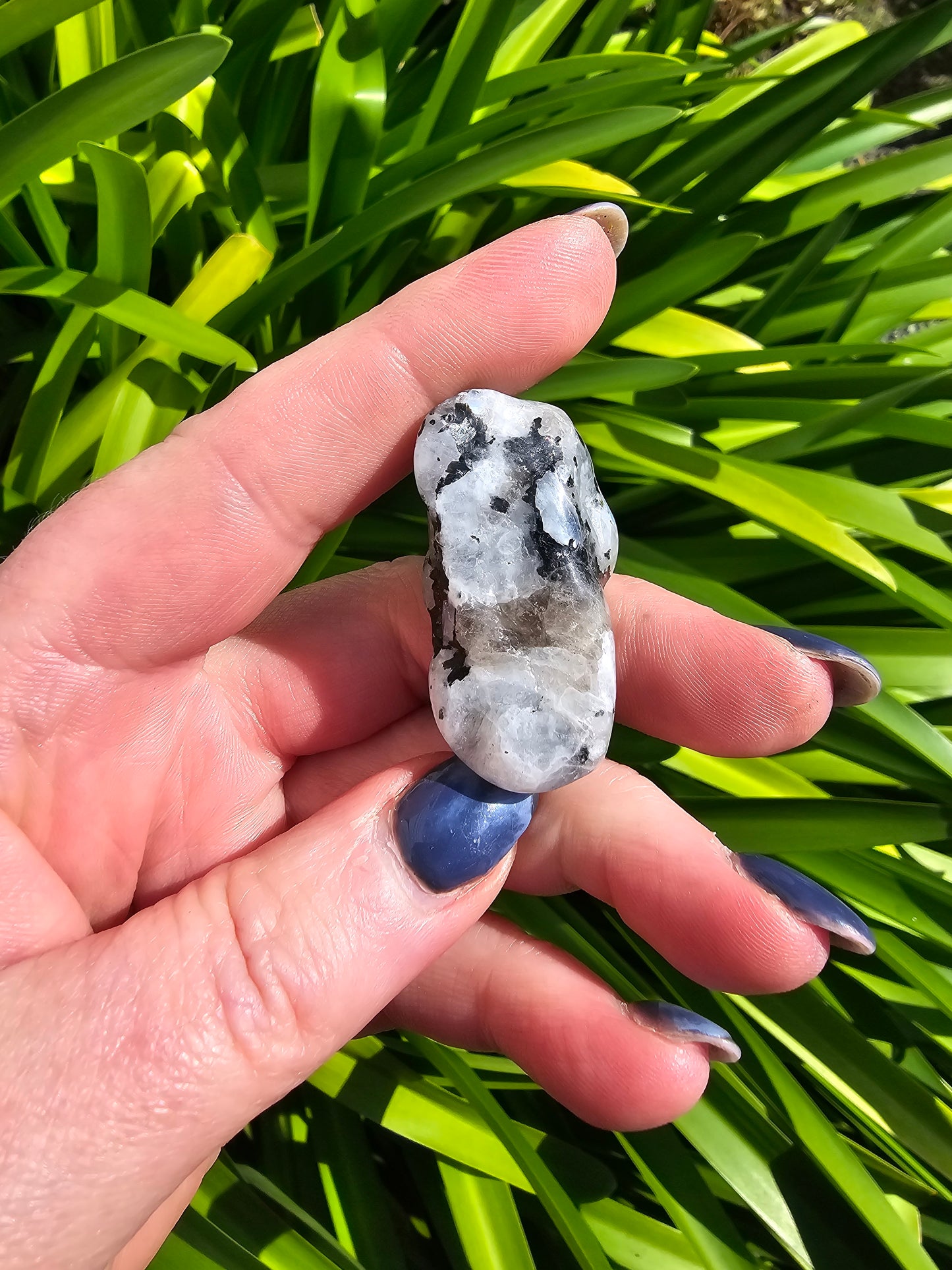 Rainbow Moonstone Tumbled Stone